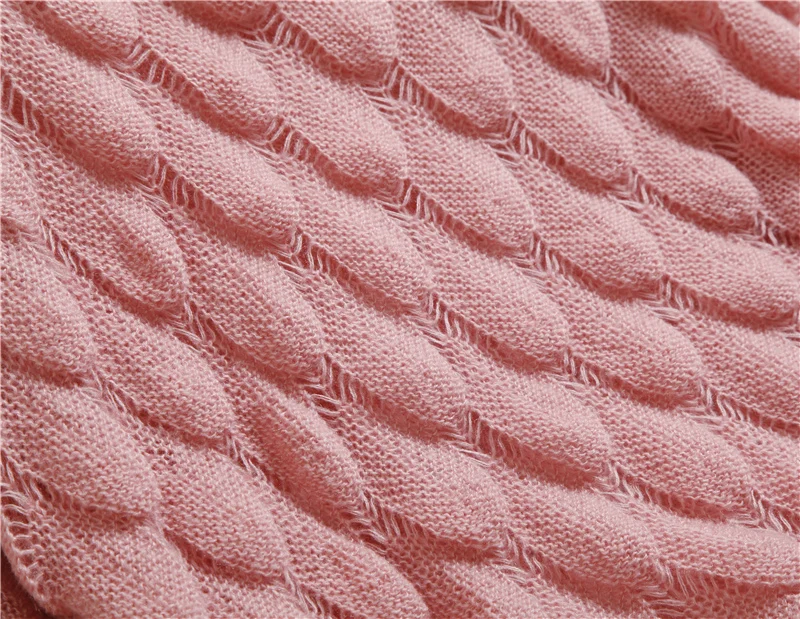 Hirsionsan, элегантный женский свитер,, Повседневная мода, свободные женские свитера и пуловеры, милый 3D Розовый Белый джемпер, Sueter Mujer