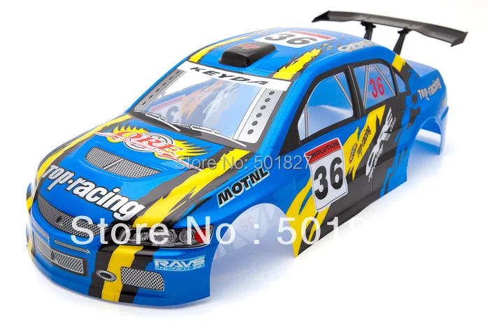 

YUKALA R/C 1/10 R/C фотооболочка 190 мм синий