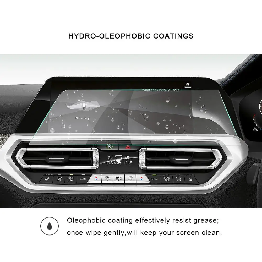 Защитная пленка для экрана RUIYA для BMW 3 серии G20 10,25 дюймов правый руль автомобильный навигационный сенсорный дисплей, 9H защитная пленка из закаленного стекла