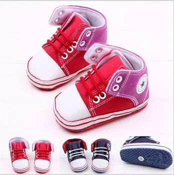 

2015 Canvas Baby Shoes First Walkers Baby Soft Bottom Prewalker Boots Kids Children Shoes Sneakers Sapatos