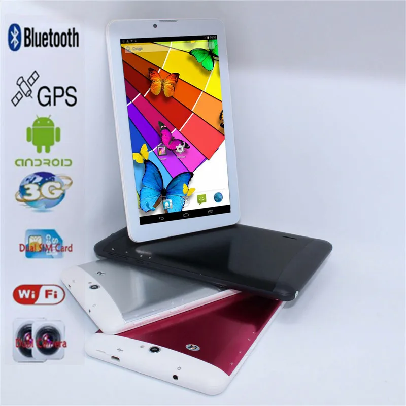 Sale!!!7" Mini Cheap Tablet pc Andriod 4.2 MTK6572 512MB/4GB Dual Core 3G Phone call Dual SIM