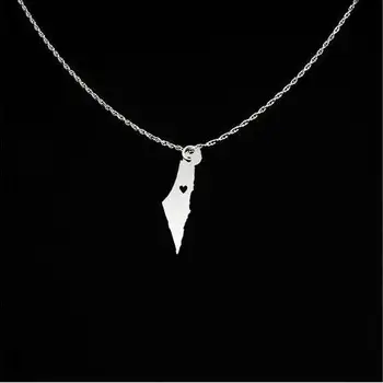 

New Arrival Israel Necklace Custom Any Words High Quality Copper Israel Jewelry Travel Gift For Men And Women YP4066