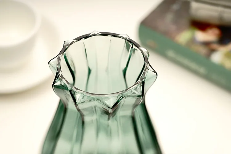 Мульти-ваза из цветного стекла полоса прозрачный Террариум стеклянные контейнеры цветочный горшок бутылка ваза для домашнего декора для свадебного украшения