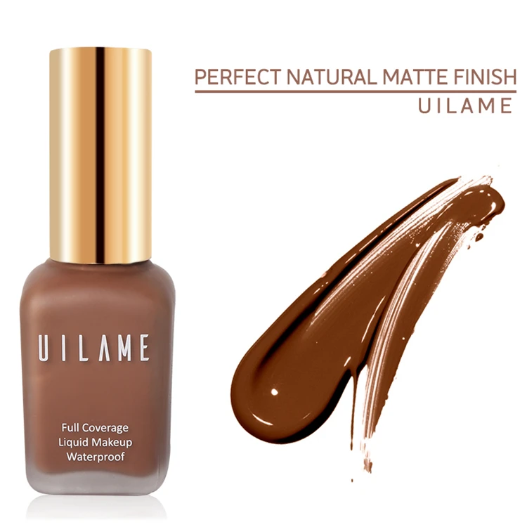 

Face Foundation 45ml Cream Concealer Full Coverage Matte Base Professional Makeup Skin Tone Corrector For Dark Skin Black People