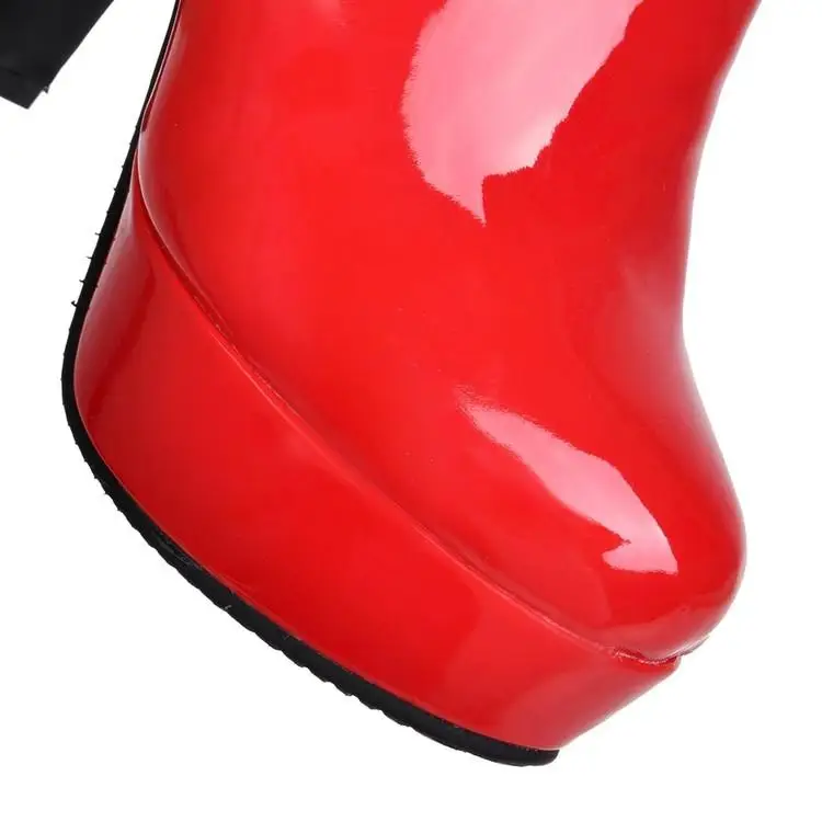 Darling In The Franxx Zero Two Code 002/красные ботинки для косплея на высоком каблуке 12 см; карнавальный костюм на Хэллоуин; аксессуары