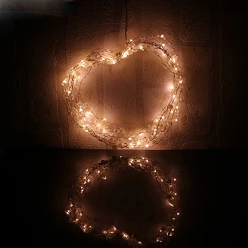 

6m 60-LED Fairy Lights Pearl Copper Wire String Light Warm White for Craft Glass Bottle Valentines Christmas Wedding Decoration