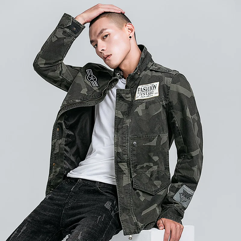Gustomerd Veste Manteaux Multicam Marque Militaire Hiver Camouflage Mâle Gray green Vêtements Automne Casual Hommes Mince De Blousons bf7g6yIvY