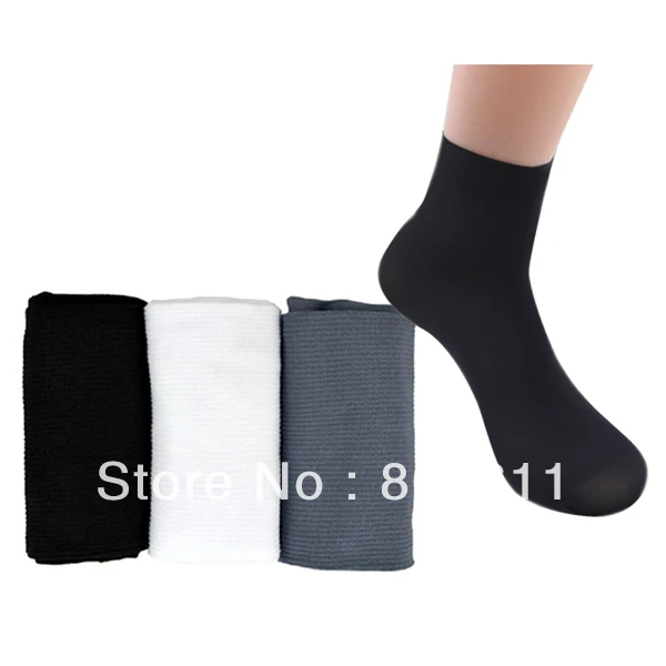 10 Pairs Comfortable Man ultrathin Bamboo fiber Short Socks Stockings One Size