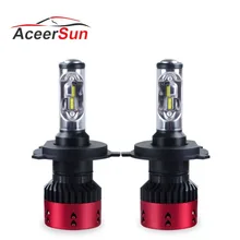 H4 LED Car Headlight Bulb H7 LED H1 H3 H8 H11 HB4 HB3 9006 9005 Canbus MINI 12V 24V Auto Bulb ZES Chips 16000LM Lamp 6500K Light