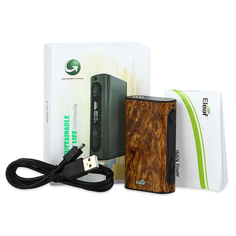 Оригинальный 80 Вт Eleaf iPower Vape Kit 5000 мАч с 4 мл Melo 3 бак атомайзер электронные сигареты