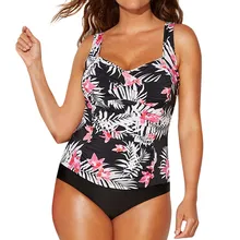 SAGACE, 2 предмета, сексуальное бикини с принтом в виде листьев, майка размера плюс, топ с подкладкой, пляжная одежда для женщин, леди,, летний пуш-ап купальник