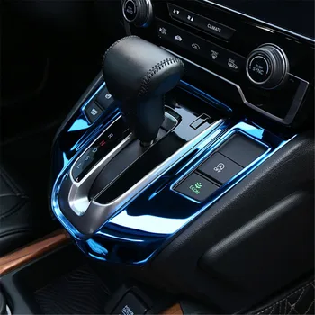 

LHD RHD Car Gear Shift Frame Trim Cover For Honda CRV 2017 Stainless Steel Gear Shift Lever Panel Trim For CRV 2018 ACCESSORIES