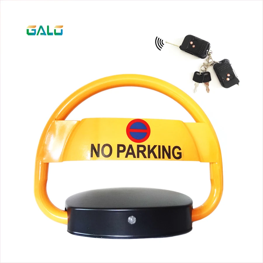 Waterproof remote control lock parking barrier