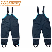 Ветрозащитные штаны для мальчиков непромокаемые штаны Водонепроницаемые комбинезоны для мальчиков и девочек от 1 до 7 лет детские брюки для девочек штаны для улицы Водонепроницаемые комбинезоны