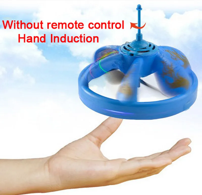 Infrared Sensor Flying Saucer UFO Hand Induced Hovering Floating Flight Hand Movement font b Toy b