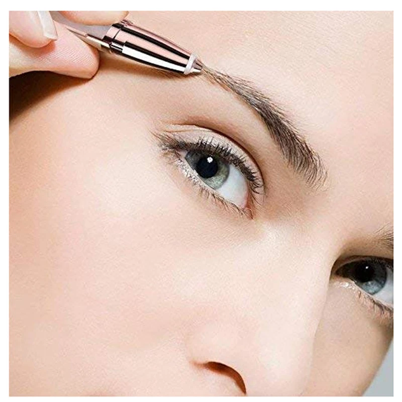 

NEW Brand Electric Eyebrow Trimmer Makeup Mini Eye Brow Shaver Razor Portable Epilator Facial Hair Remover Painless Shaver Tool