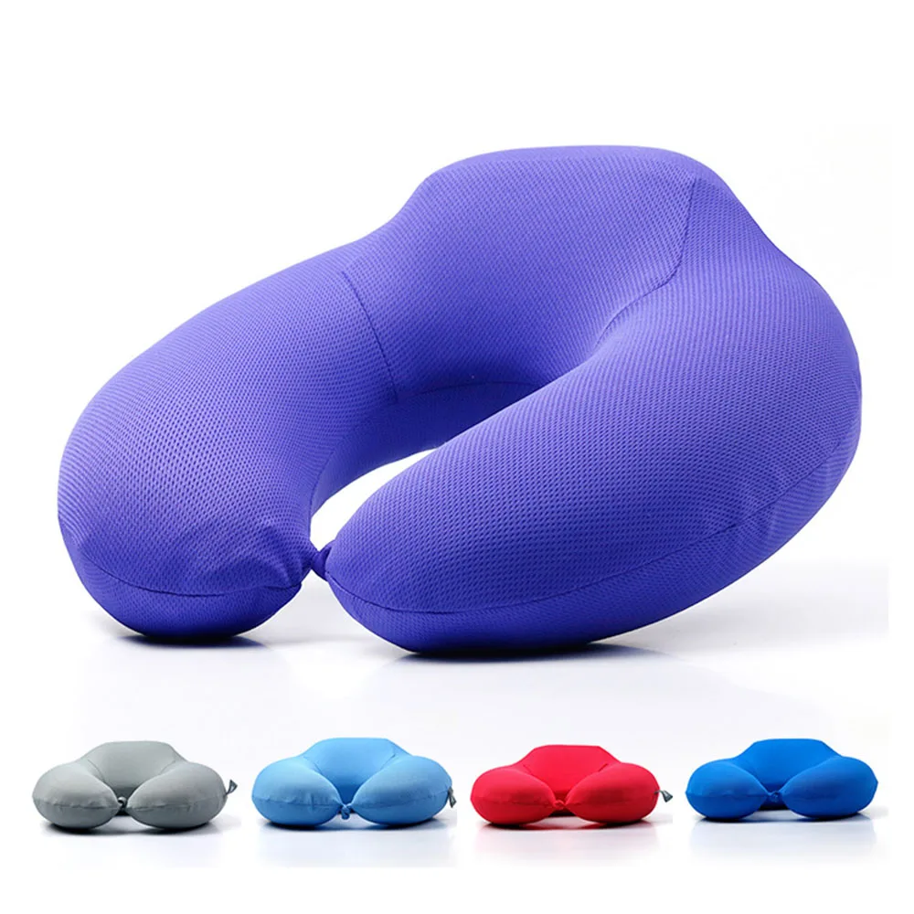 Chin Supporting Travel Neck Pillow Supports the Head Neck and Chin in