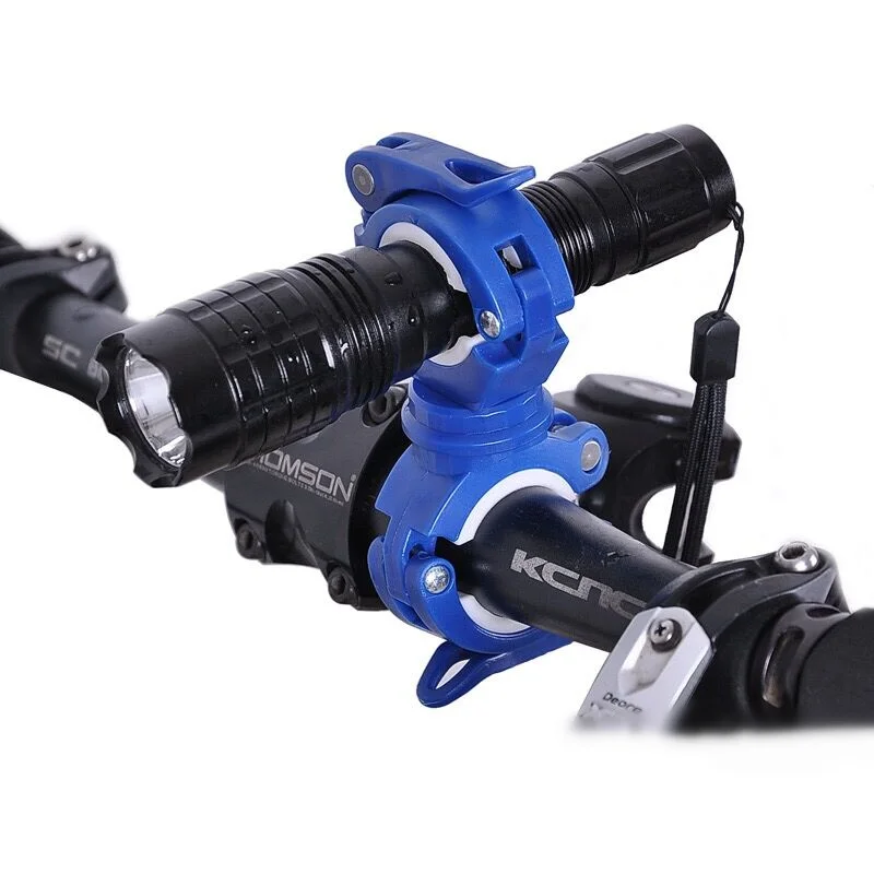 

Multi-function Bicycle Flashlight Holder Bracket Rotating Car Light Fixed Stand Mountain Bike Accessories
