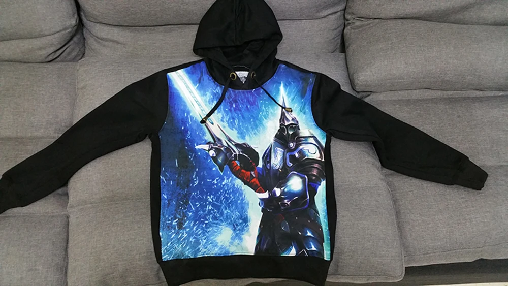  12 Styles Winter Super Warm Fleece Lined 3D Print Dota2 Sweatshirt Coat Pullover Jacket Dota 2 Hood