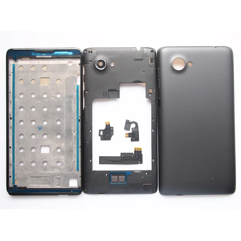 

BaanSam New LCD Front Frame Middle Frame Battery Door Back Cover Housing Case For Lenovo A880 A889 With Power Volume Buttons