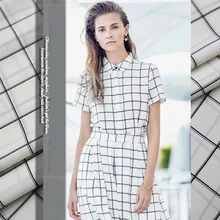 Простой британский стиль, бренд одежды, клетчатой ткани, рубашки, платья, юбки, пользовательские одежды материалы