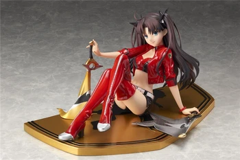 

Anime Fate Stay Night Saber Tohsaka Rin RACING Ver. Sexy Painted PVC Action Figure Collectible Model Toy Doll 12cm
