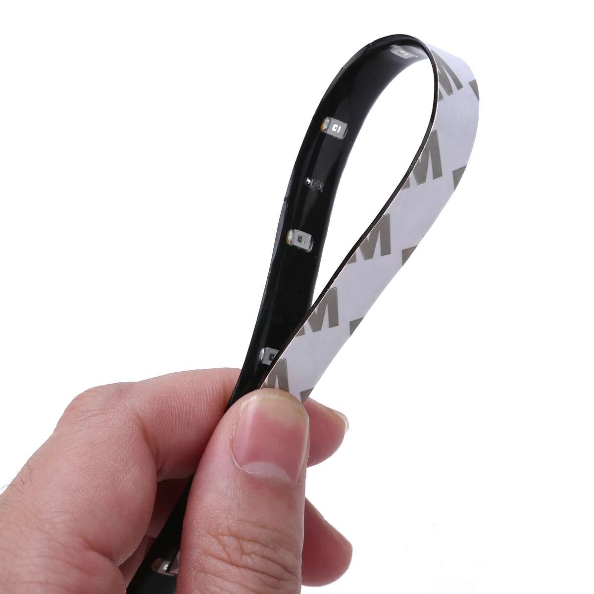 4pcs/set 30cm 15LED 3528 12V Red LED Strip Light Waterproof Car Truck Flexible Strip Tube Light Universal