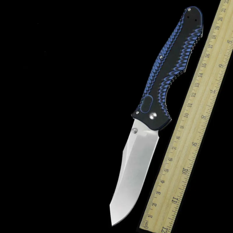 

Explosion models 2 color 810 folding knife G10 handle D2 steel outdoor camping survival EDC tool AXIS system small tool 58-60HRC