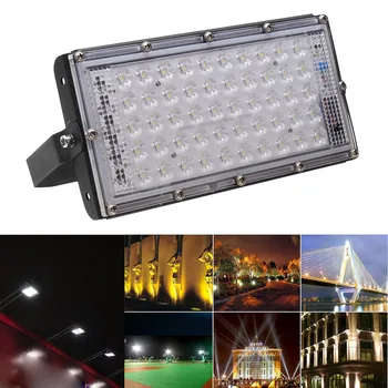 

50W 4500lm Waterproof IP66 50 LED Flood Light White Light Outdoor Spotlight QJS Shop