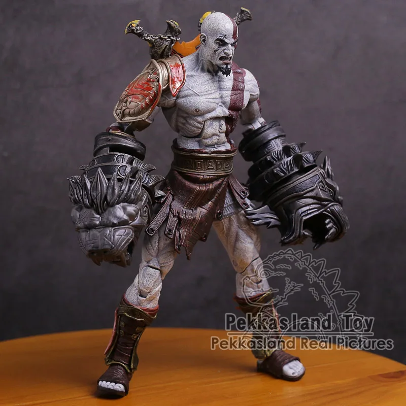 Koop NECA God war 3 Ghost van Sparta Kratos PVC Action Figure Collectible Model Toy 22 cm