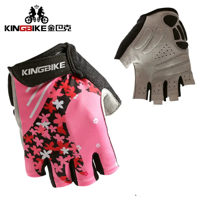 Новинка, женские велосипедные перчатки с коротким пальцами, спортивные перчатки для велоспорта, перчатки с полупальцами, противоскользящие, износостойкие