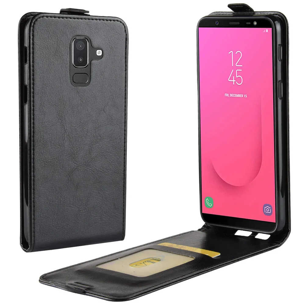 Case For Samsung J8 2018 Flip Leather Cover For Galaxy J8 2018 J810G
