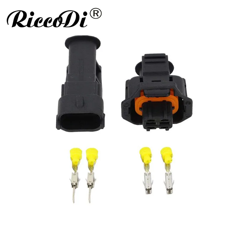 

5/10/20Sets 2 Pin Diesel Fuel Common Rail Injector Crankshaft Sensor Connector 1928403874 1928404226 For Bosch Ford Renault