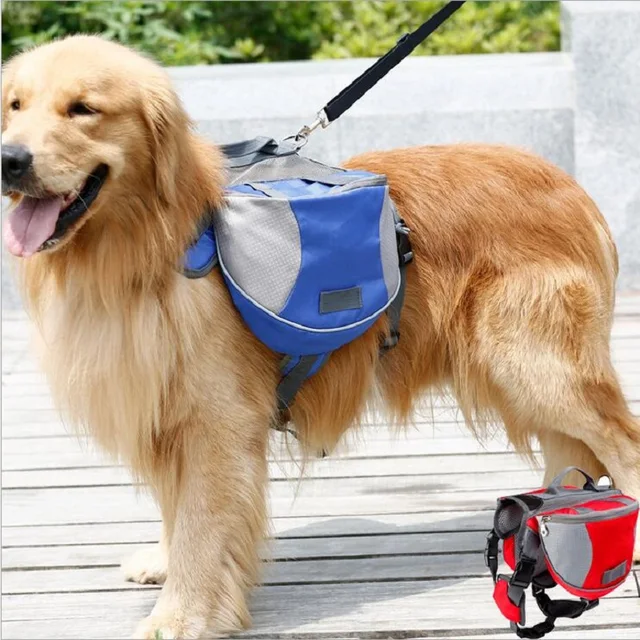 High Quality Dog Saddle Backpack Dog Bag For Outdoor Training Pet