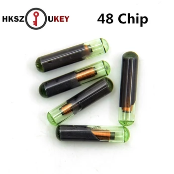 

HKSZUKEY 100pcs/lot OEM ID48 CHIPS For VW CAN System ID48 Glass Chip for VW ID 48 Transponder Chip Free Shipping