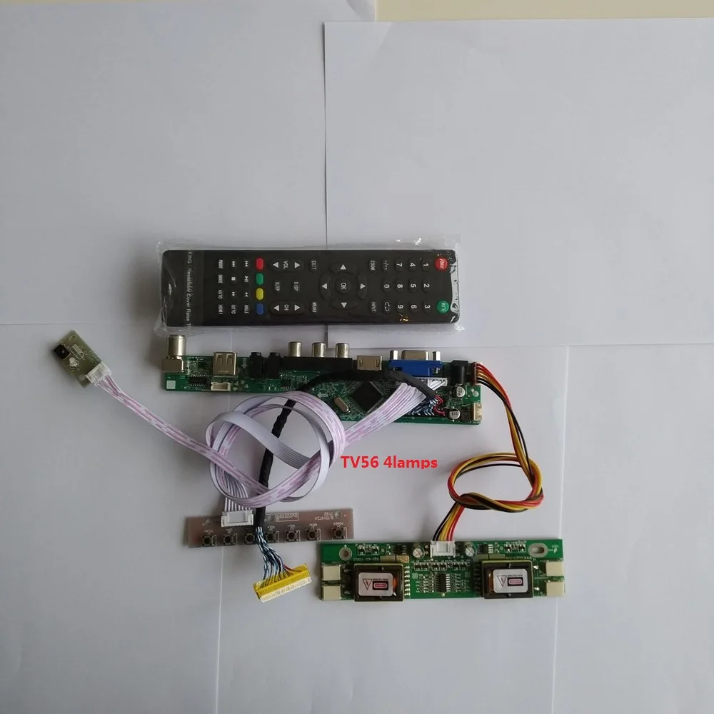 

for M220EW01 V2 New LCD HDMI Controller Driver Board 1680X1050 22" 4 lamps 30pin TV USB Digital Signal VGA AV kit Module