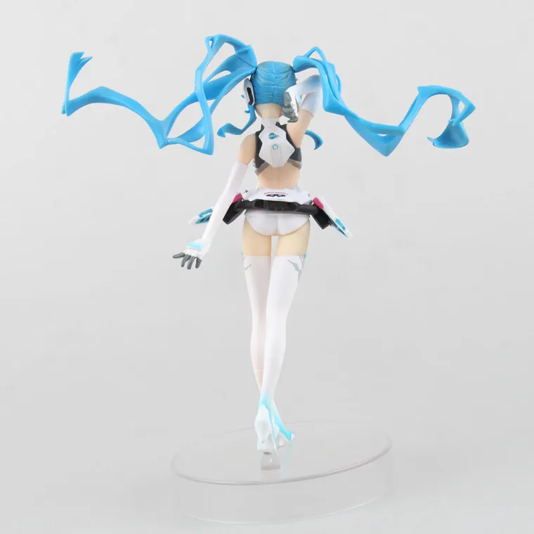 21 см Hatsune Miku аниме гоночные костюмы Коллекционная фигурка ПВХ игрушки для