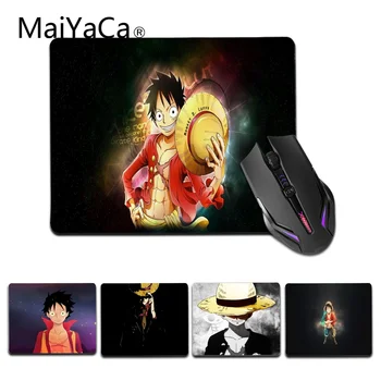 

MaiYaCa Your Own Mats Black Monkey D Luffy Comfort small Mouse Mat Gaming Mouse pad Size for 25X29cm Silicon Mousemats