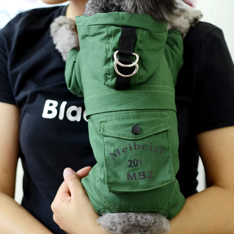 Bigeyedog собачья одежда Зимнее пальто Комбинезоны для питомцев комбинезоны собак