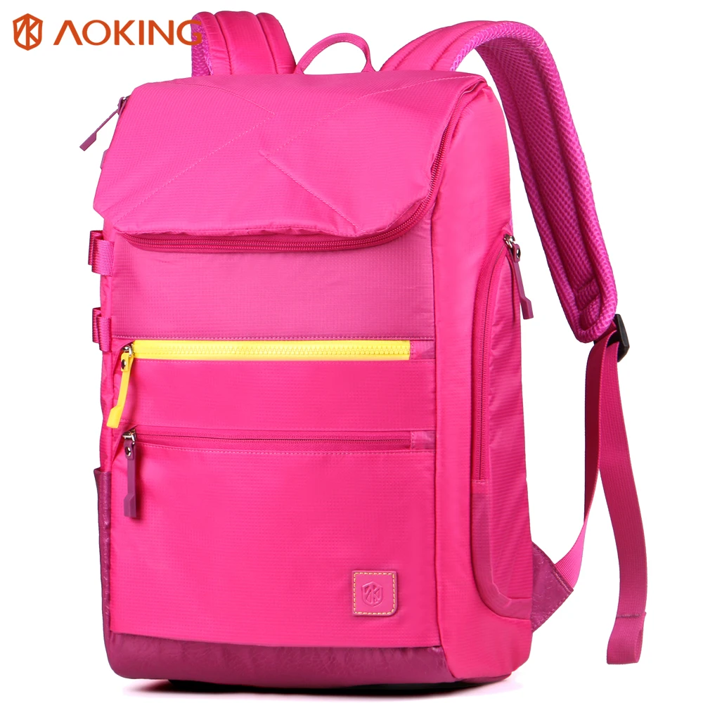 Aoking Backpack Student College Waterproof Nylon Backpack Men Women