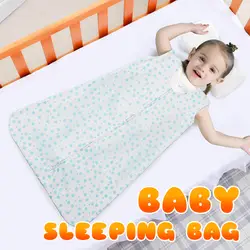 Детские Дети новорожденных спальный мешок хлопок младенческой кондиционер Стёганое Одеяло Одежда коляски корзина кровать пеленать