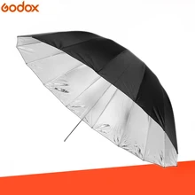 Зонт отражатель GODOX для студийной фотосъемки черный/серебристый