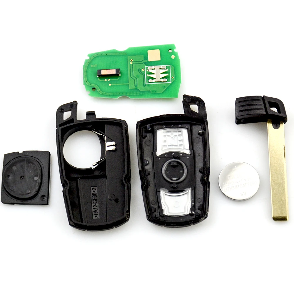 OkeyTech 5 шт./лот 315/433 МГц ID46 PCF7945 чип 3 кнопки дистанционный ключ для BMW 1/3/868 серии e46 e90