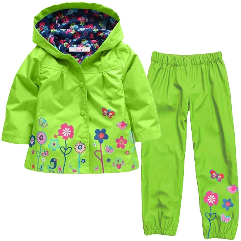 LZH Girls Clothing Sets 2018 Autumn Winter Girls Clothes Set Hoodie Jacket+Pants Kids Clothes Boys Sport Suit Children Clothes