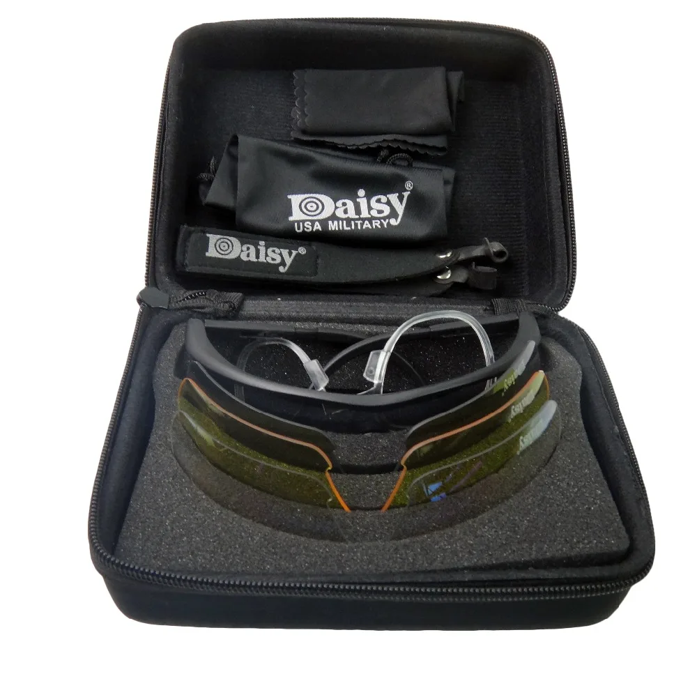Daisy C2 Tactical Goggles Hunting Shooting UV400 Outdoor Sports Protective Hiking Camping Glasses 4 Lens glasses