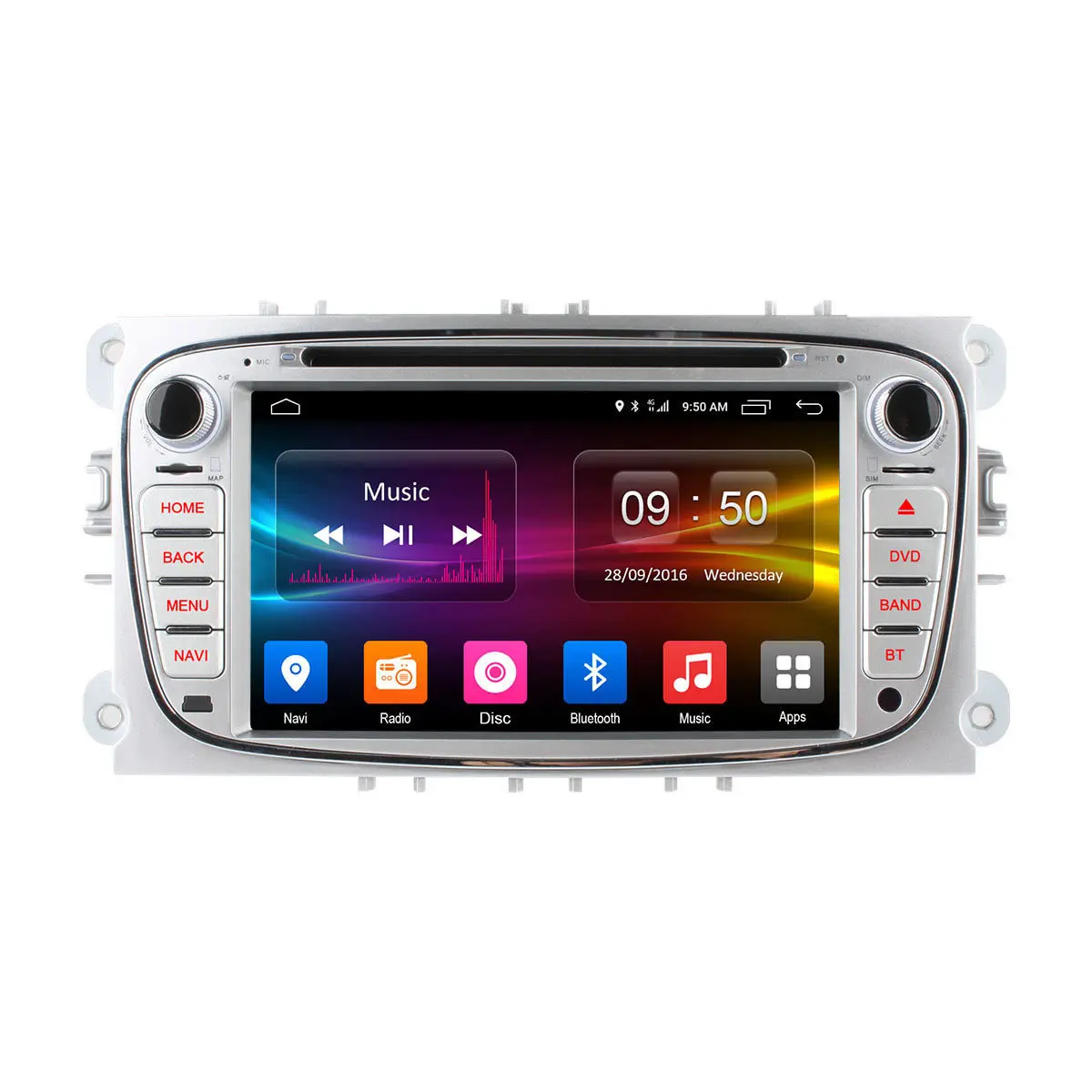 Sale For FORD Mondeo S-MAX Connect FOCUS 2 2008 2009 2010 2011 Car Intelligent System Multimedia 4G LTE Android Radio DVD Player GPS 2