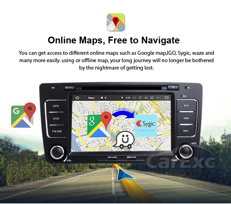 Flash Deal 7 Inch Android 9.0 Octa Core Car DVD Player For SKODA/Octavia 2009-2013 Canbus WIFI GPS Navigation BT Radio USB FM Carplay 16