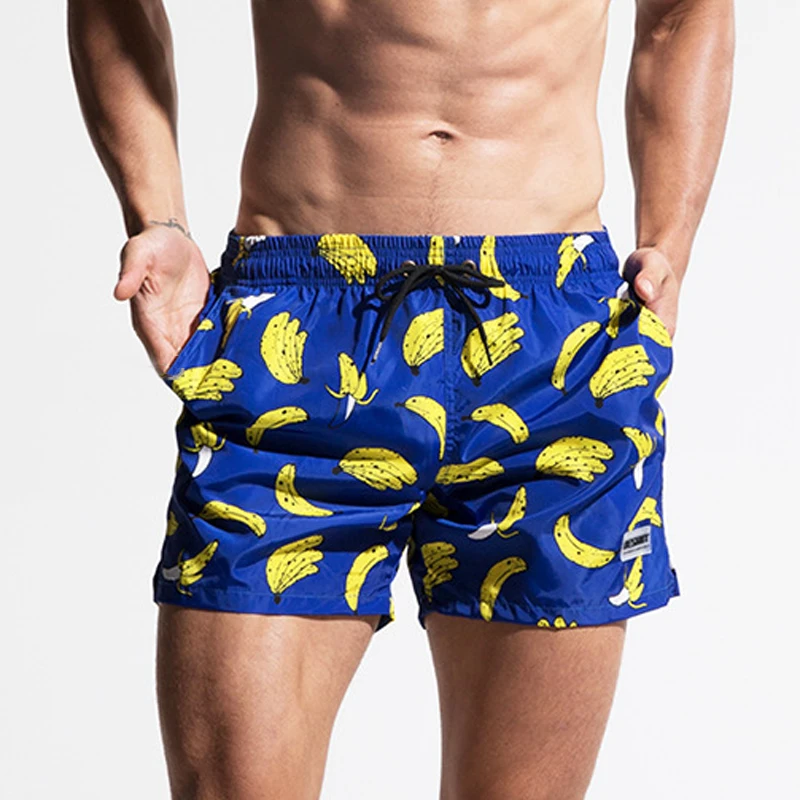 mens banana swim trunks