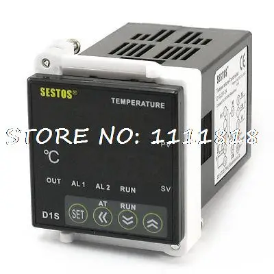 

DC/AC 12-24V -50-1700C Digital Temp Temperature Controller 2 Relays Control