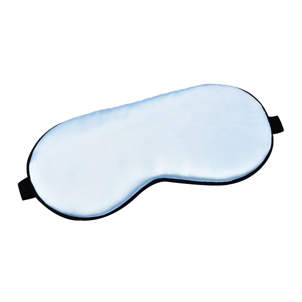 Fulljion, 1 шт., маска для сна, для отдыха в путешествии, чистый шелк, тени, маска для глаз, накладные накладки, переносные повязки на глаза, инструменты для повязки на глаза - Цвет: 02